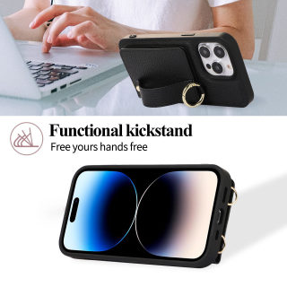Card holder phone case — fits Apple 16 Pro and other models