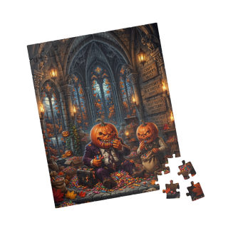Pumpkin-Head Candy Feast Puzzle 110- 1014 Piece | Halloween Jigsaw 13