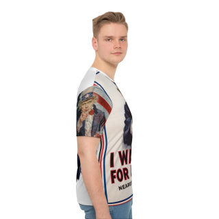 Uncle Sam I Want You poster T-Shirt | All-Over Print 5