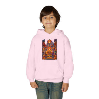 Spooky Pumpkin Patch Trick or Treat Kids Hoodie 30