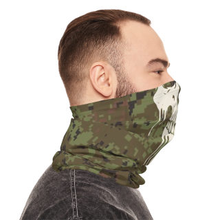 Dripping Skull Camo Neck Gaiter 10