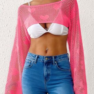 Crocheted beach cover-up 2