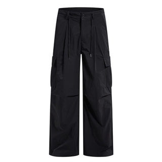 Solid Color Wide Leg Floor Pants | Sporty 5