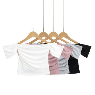 Sexy Off-Shoulder Backless Crop Top
