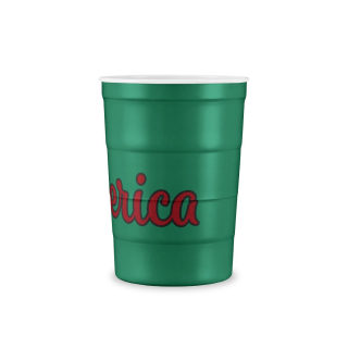 American peace sign recyclable steel cup 15