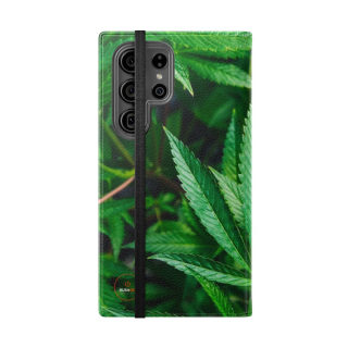 Marijuana leaf flip case 116