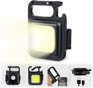 Mini COB Rechargeable Work Light with Magnet, Keychain Style 5