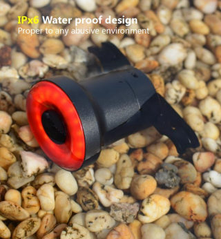 XLITE100 Bicycle Rear Light | Auto Brake-Sensing Waterproof Taillight 5