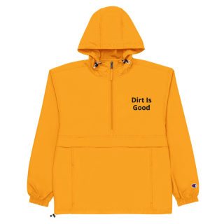 Embroidered Champion Packable Jacket "Dirt Is Good" 11