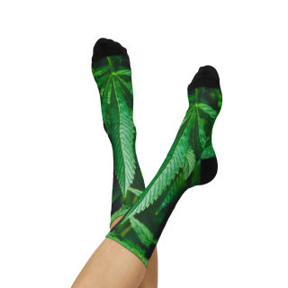 Cannabis leaf socks 17