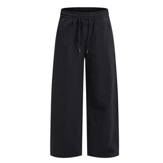 Solid Color Loose Wide Leg Floor Pants 5
