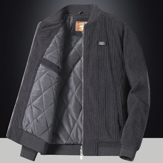 Autumn/Winter Corduroy Coat | Men's Padded Baseball Collar Jacket 5