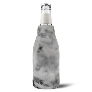Ice Crystal Texture Zip-Up Bottle Cooler Sleeve | Neoprene Zipper Can Koozie 3