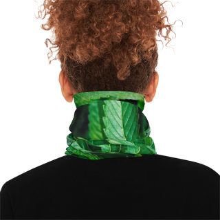 Marijuana Leaf Skull Neck Gaiter 5
