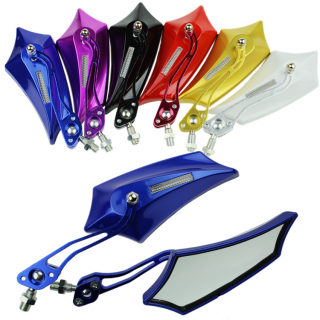 Motorcycle Rearview Mirror | Aluminum Alloy, 8mm Universal Thread