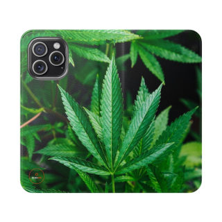 Marijuana leaf flip case 25