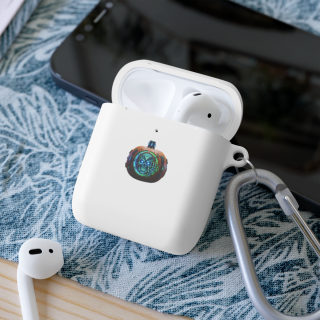 Neon Pumpkin Skull AirPods Case 31