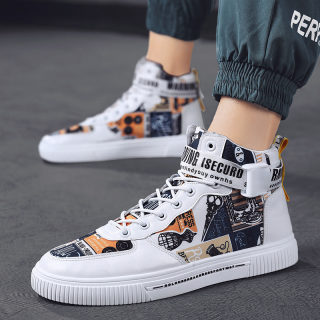 Men's Black High-Top Sneakers | Trendy Sports Shoes for Teens 4