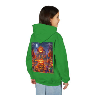 Spooky Pumpkin Patch Trick or Treat Kids Hoodie 89