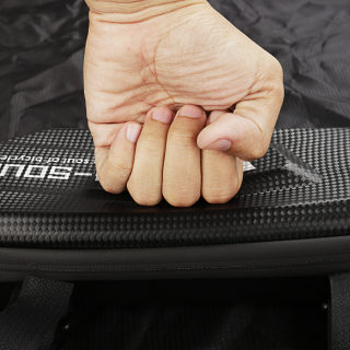Hard Shell Motorcycle Saddle Tool Bag, 2L 5