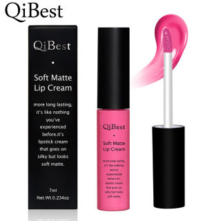 Qibest 34-Color Matte Liquid Lipstick, Non-Stick Cup 3