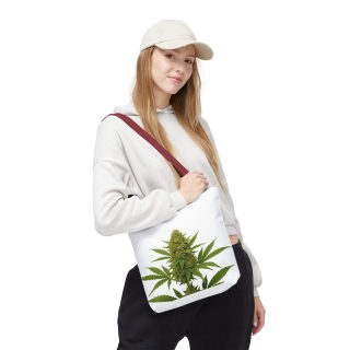 Cannabis Bud Illustration Tote | Botanical Cannabis Plant Tote 64