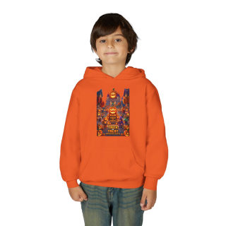 Spooky Pumpkin Patch Trick or Treat Kids Hoodie 22