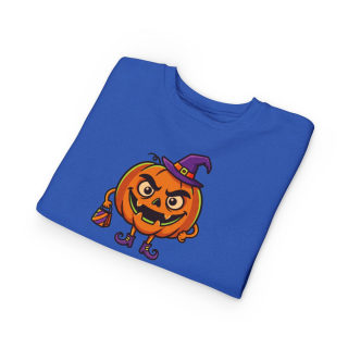 Jack-o'-Lantern Witch Pumpkin Toddler Sweatshirt 21