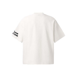 Skeleton Graffiti 'Love' Print Short Sleeve T-Shirt | American Vintage 2