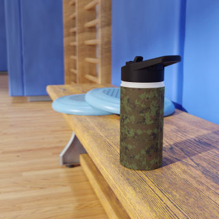 Camo Pattern Stainless Steel Water Bottle | Standard Lid 7