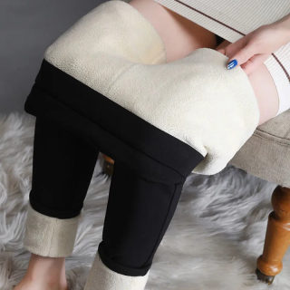 High Waist Slimming Lamb Velvet Trousers | Thick Warm Pants