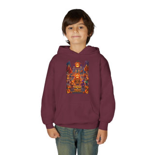 Spooky Pumpkin Patch Trick or Treat Kids Hoodie 23