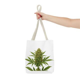 Cannabis Bud Illustration Tote | Botanical Cannabis Plant Tote 55