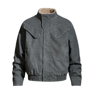 Street Style Deconstructed Motorcycle Jacket | Men's Workwear Coat