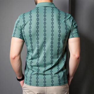 Trendy Casual Seamless Polo Shirt for Young Adults 5