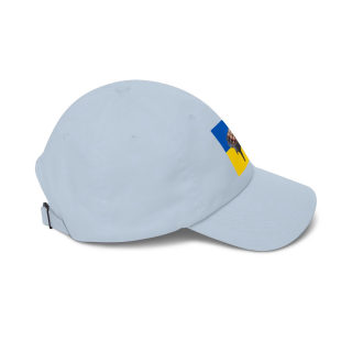 Grill Skewers on Blue Yellow Flag Dad Cap | BBQ Ukraine Baseball Hat 39
