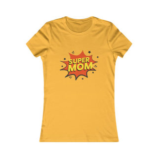 Super Mom Comic Burst T-Shirt | 80s Retro Graphic Tee 6