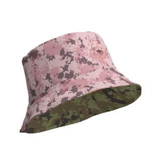 Reversible Bucket Hat "Digital Mil Camo Green/Pink" 17