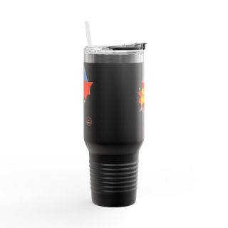 Super Mom comic burst insulated travel mug 3