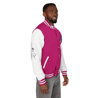 Trick or Treat Jack-o'-Lantern Letterman Jacket | Halloween Varsity Jacket 87