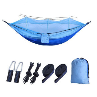 Anti-Mosquito Camping Hammock | 210T Nylon Outdoor Bed with Net 3