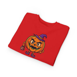 Jack-o'-Lantern Witch Pumpkin Toddler Sweatshirt 24
