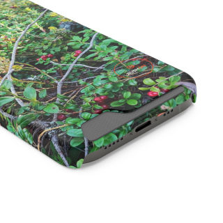 Wild berry bush phone case 64