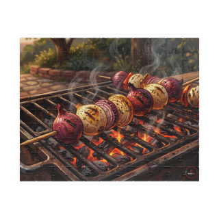 Grilled Onions Skewers Puzzle