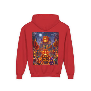 Spooky Pumpkin Patch Trick or Treat Kids Hoodie 64