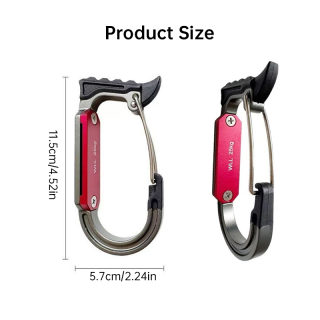 Arborist Climbing Harness | Quickdraw Carabiners for Rock Climbing & Rescue