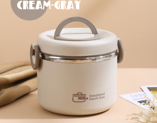 Portable Stainless Steel Insulated Lunch Box with Lid 3