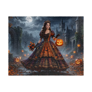 Gothic Pumpkin Lady puzzle 520-piece | Halloween jigsaw puzzle 2