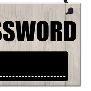 Wooden WiFi Password Sign | Hanging Chalkboard Home Coffee Bar Decoration 4