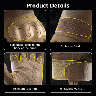 Men's Tactical Full-Finger Anti-Slip Gloves 4